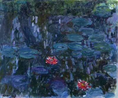 Monet, Claude: Lekníny a vrba